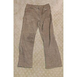 Vintage 1988 Levi's 517 Corduroy Pants Mens 34x32 Beige White Tab USA Made